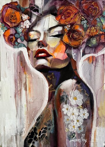 Rosé Insolence by Lana Frey, Painting for Sale on Select