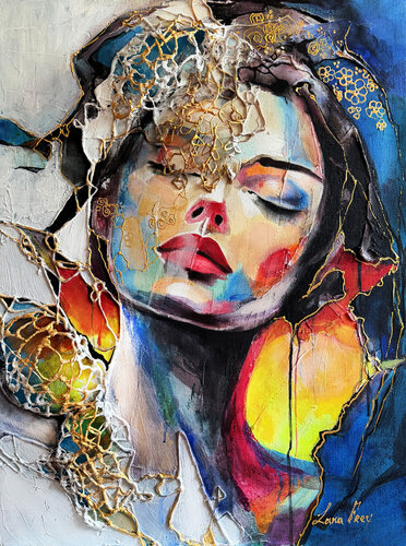 The Web of Time by Lana Frey, Painting for Sale on Select