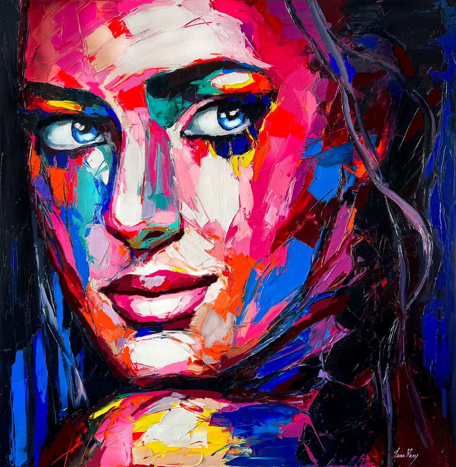 Sapphire Lana Frey Original painting for sale