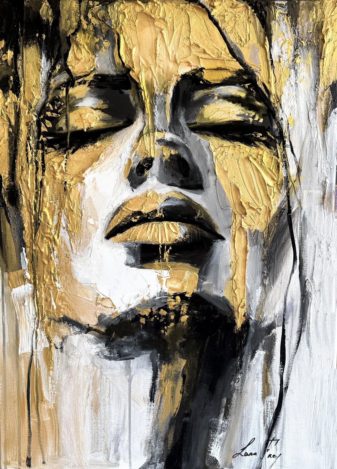 Whisper on the Edge of the Evening Lana Frey Original painting for sale