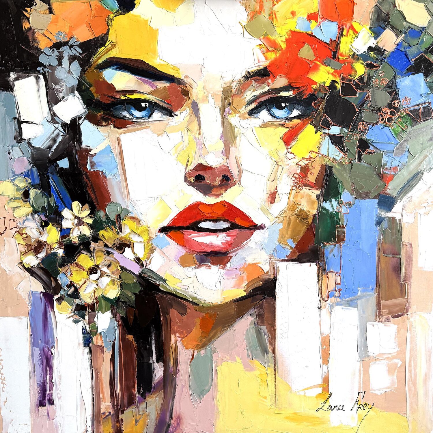 Inspira Lana Frey Original painting for sale