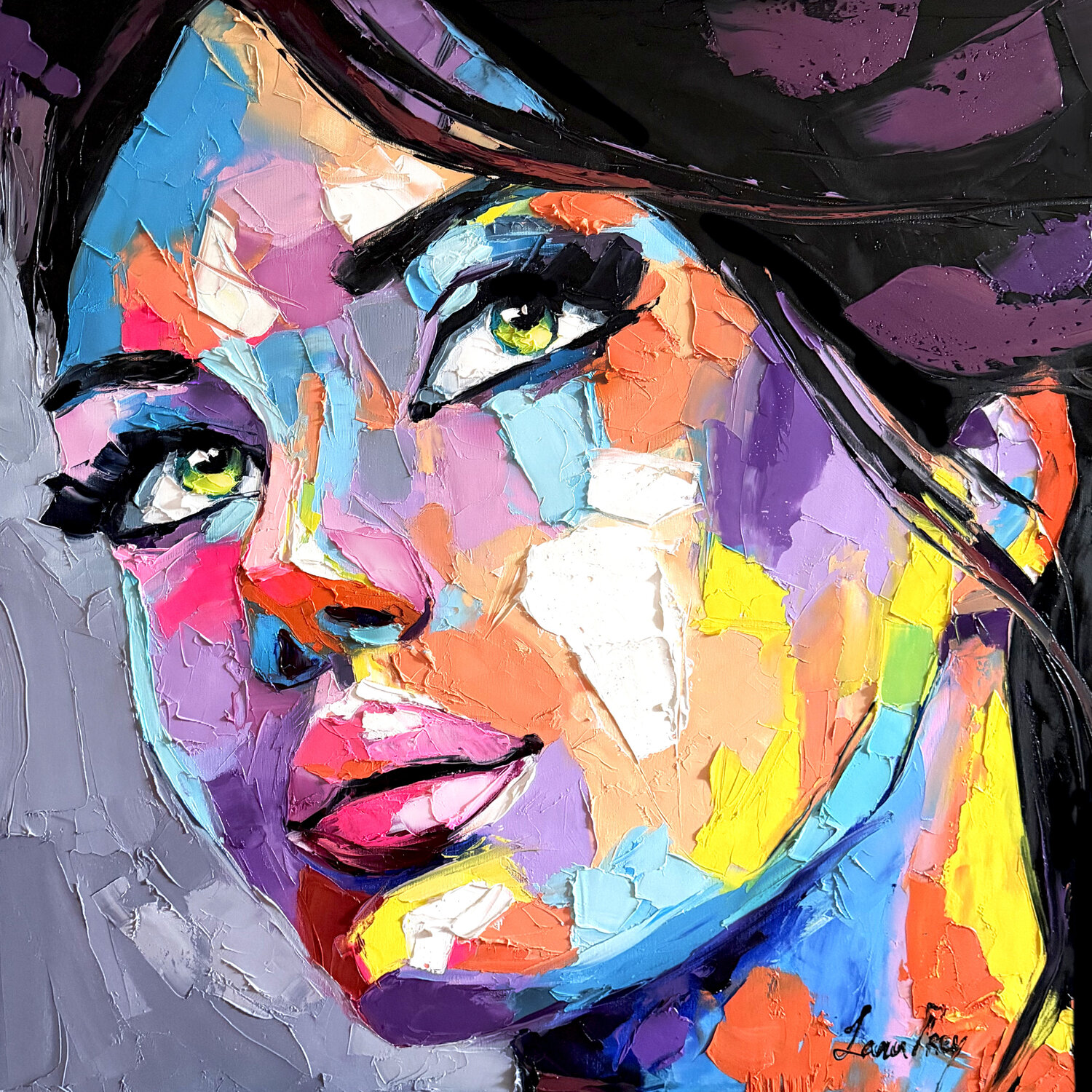 Soft influence Lana Frey Original painting for sale