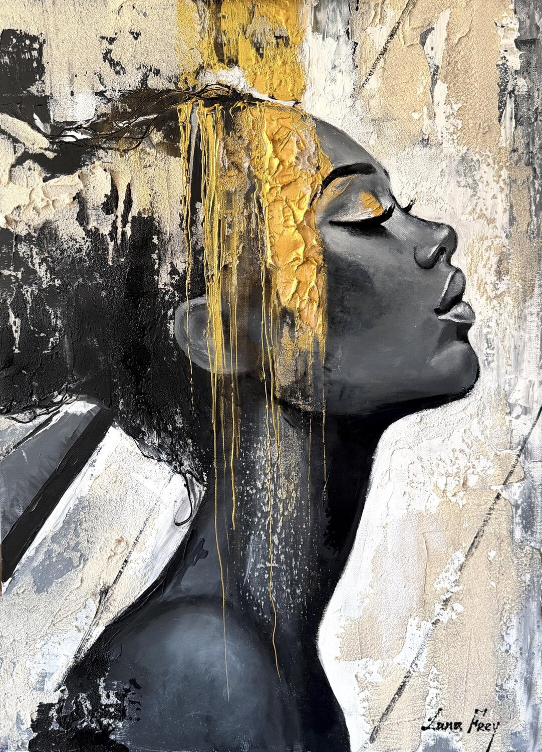 Structure of Desire Lana Frey Original painting for sale