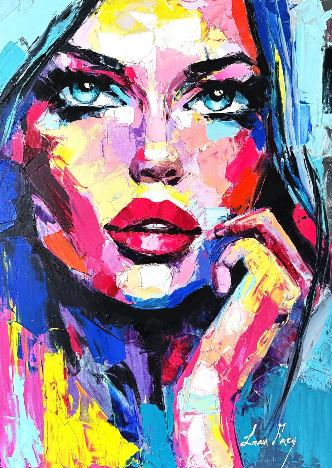Threshold Lana Frey Original painting for sale