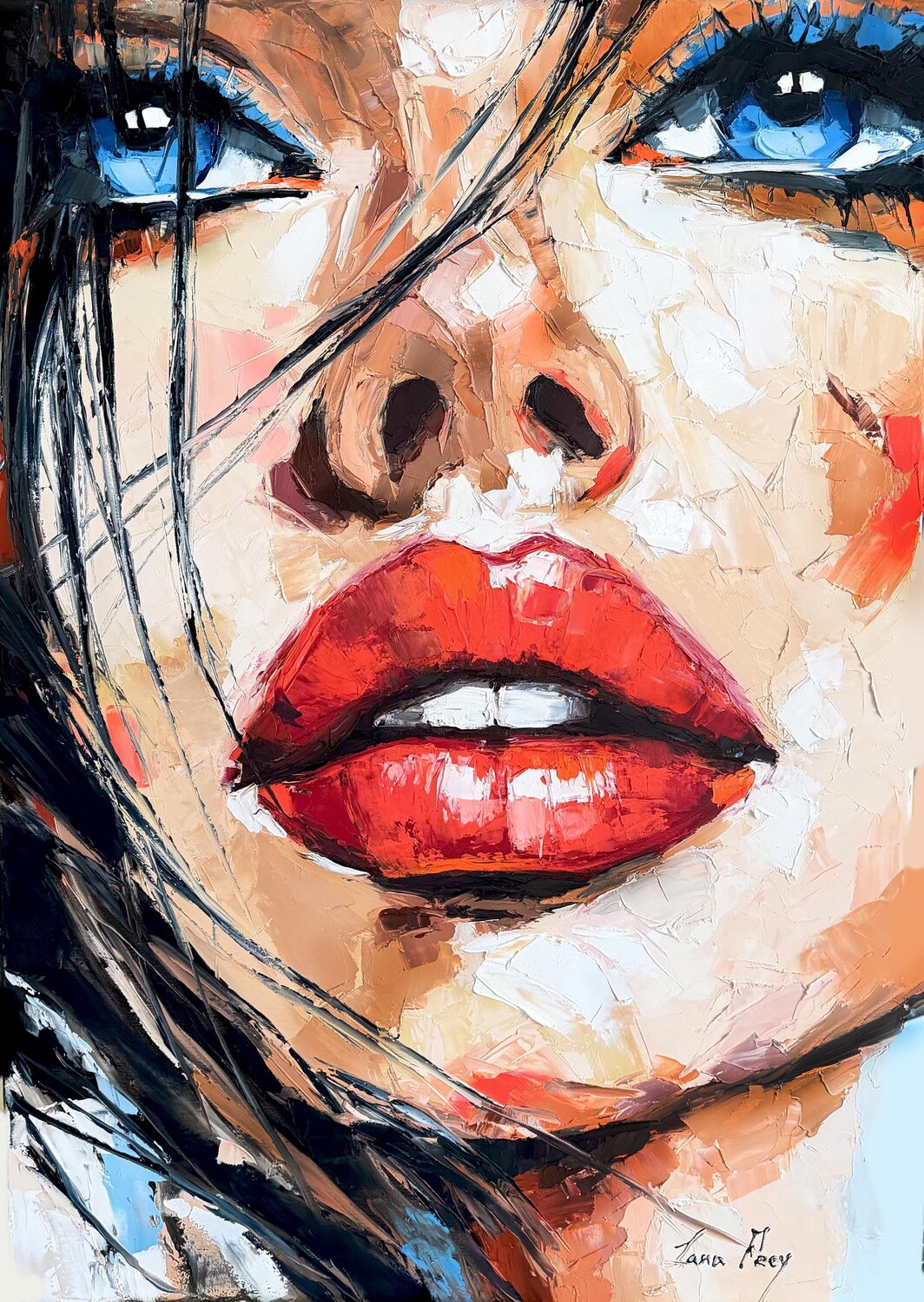 Velvet Silence Lana Frey Original painting for sale
