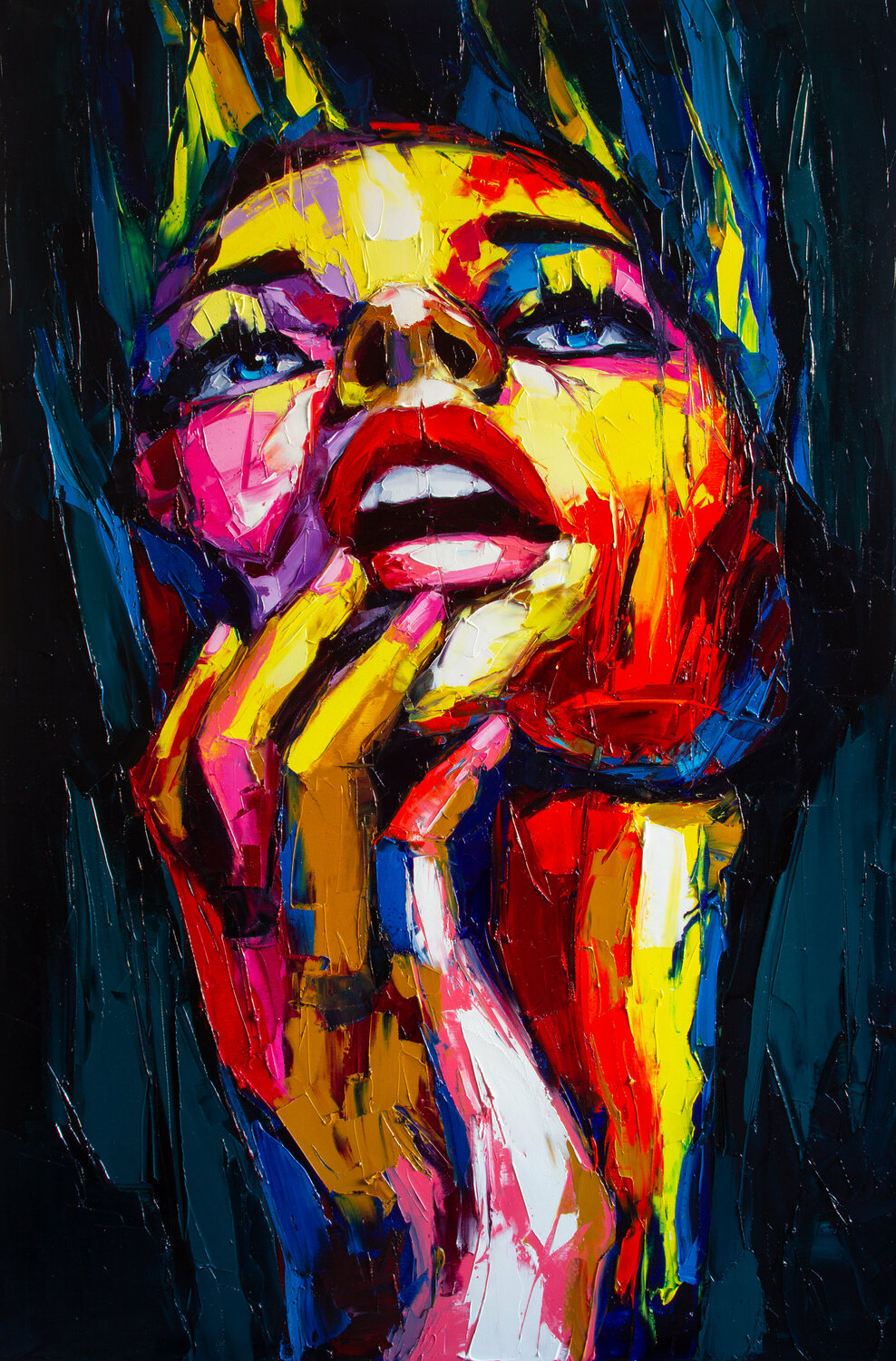 Ignis solutum Lana Frey Original painting for sale