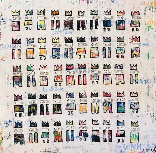 BONHEUR DE TRIBU by Mam, Painting for Sale on Select