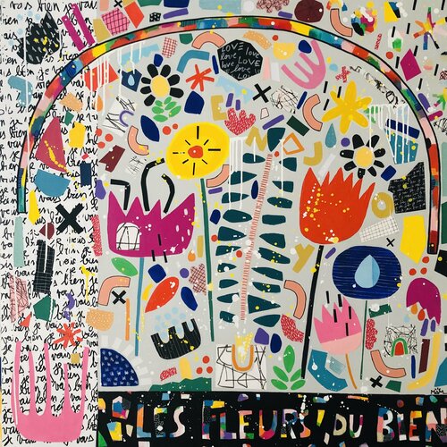 LES FLEURS DU BIEN by Mam, Painting for Sale on Select