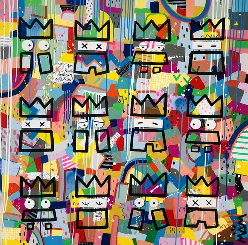 JOYEUSE TRIBU by Mam, Painting for Sale on Select