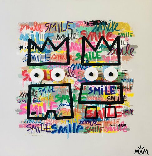 SMILE POTES by Mam, Painting for Sale on Select