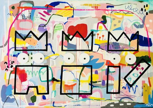 SOUS L’ARC EN CIEL by Mam, Painting for Sale on Select