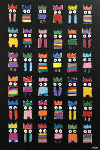 BANDE DE POTES by Mam, Painting for Sale on Select
