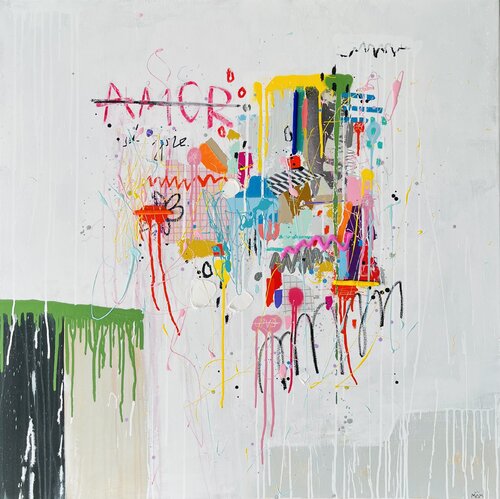 AMOR ET JOIE by Mam, Painting for Sale on Select
