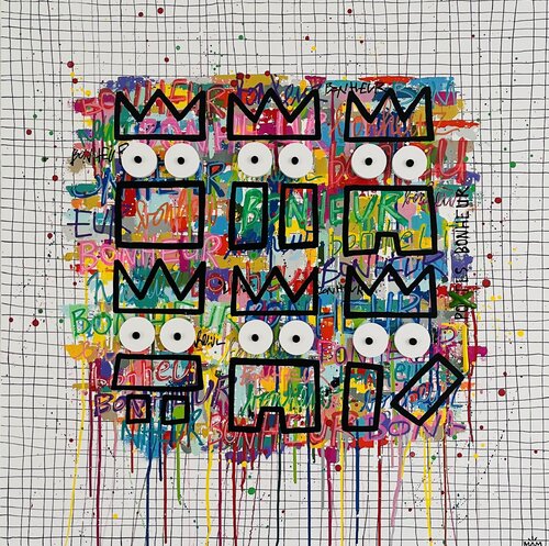 LES PO(R)TES BONHEUR by Mam, Painting for Sale on Select