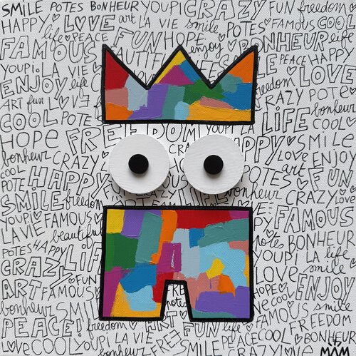 MON POTE by Mam, Painting for Sale on Select