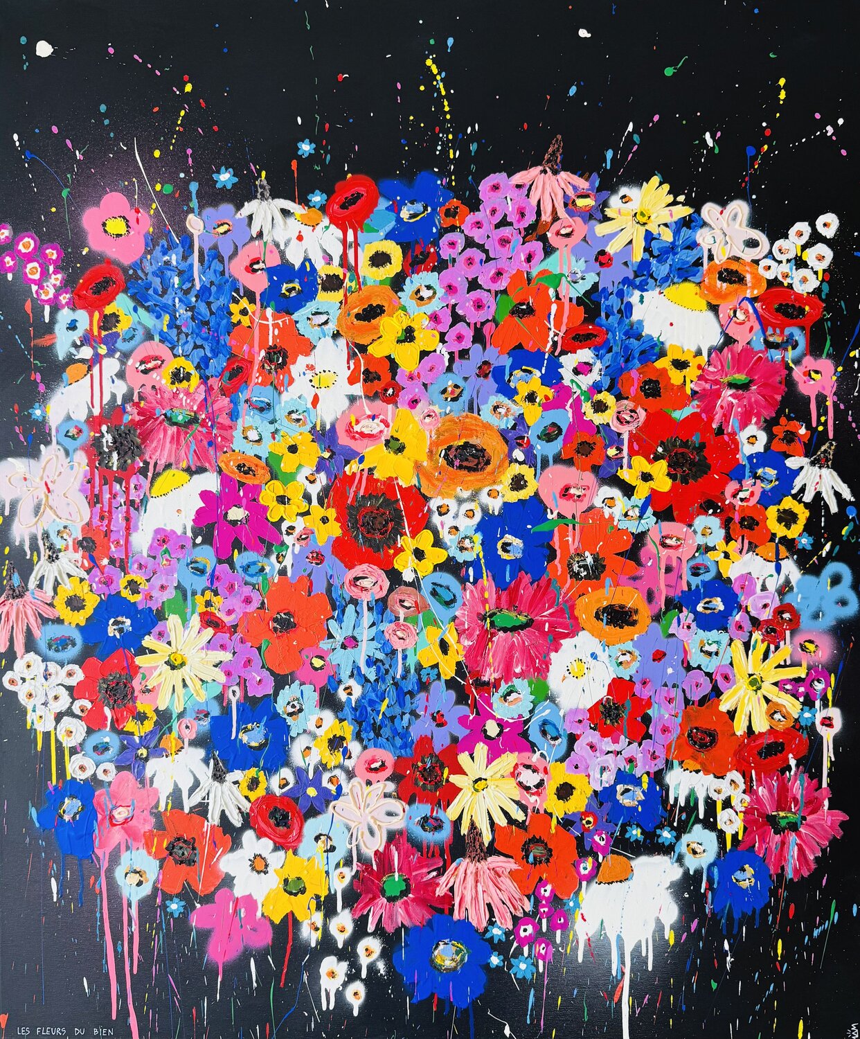 ÉNERGIE FLORALE Mam Original painting for sale