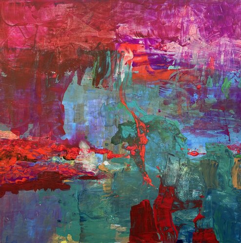Entre lineas by martha escondeur, Painting for Sale on Select