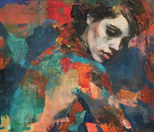 El silencio by martha escondeur, Painting for Sale on Select