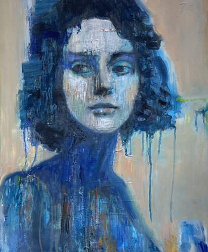 Blue monday by martha escondeur, Painting for Sale on Select