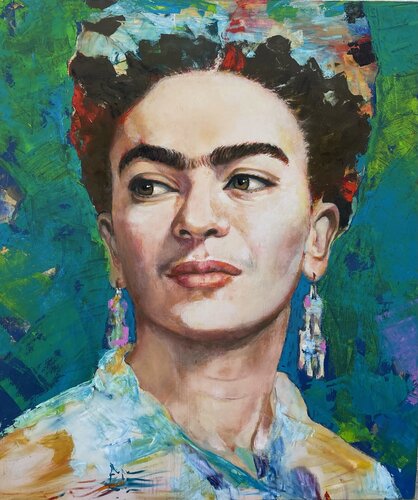 Frida by martha escondeur, Painting for Sale on Select