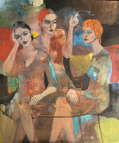 Noche de chicas by martha escondeur, Painting for Sale on Select