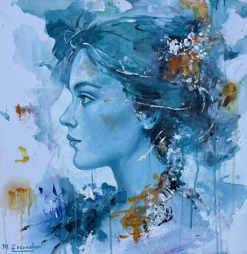 Su aura by martha escondeur, Painting for Sale on Select