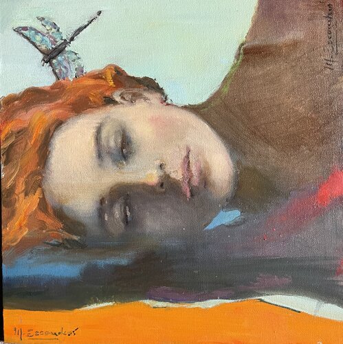Libélula by martha escondeur, Painting for Sale on Select