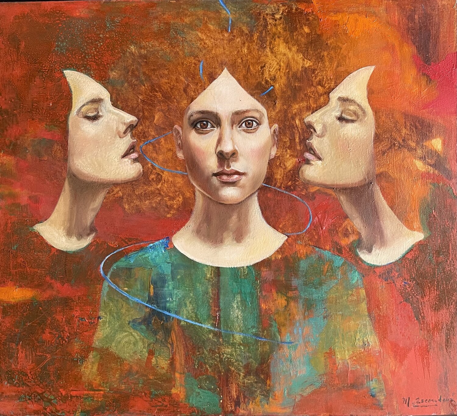 Susurros martha escondeur Original painting for sale