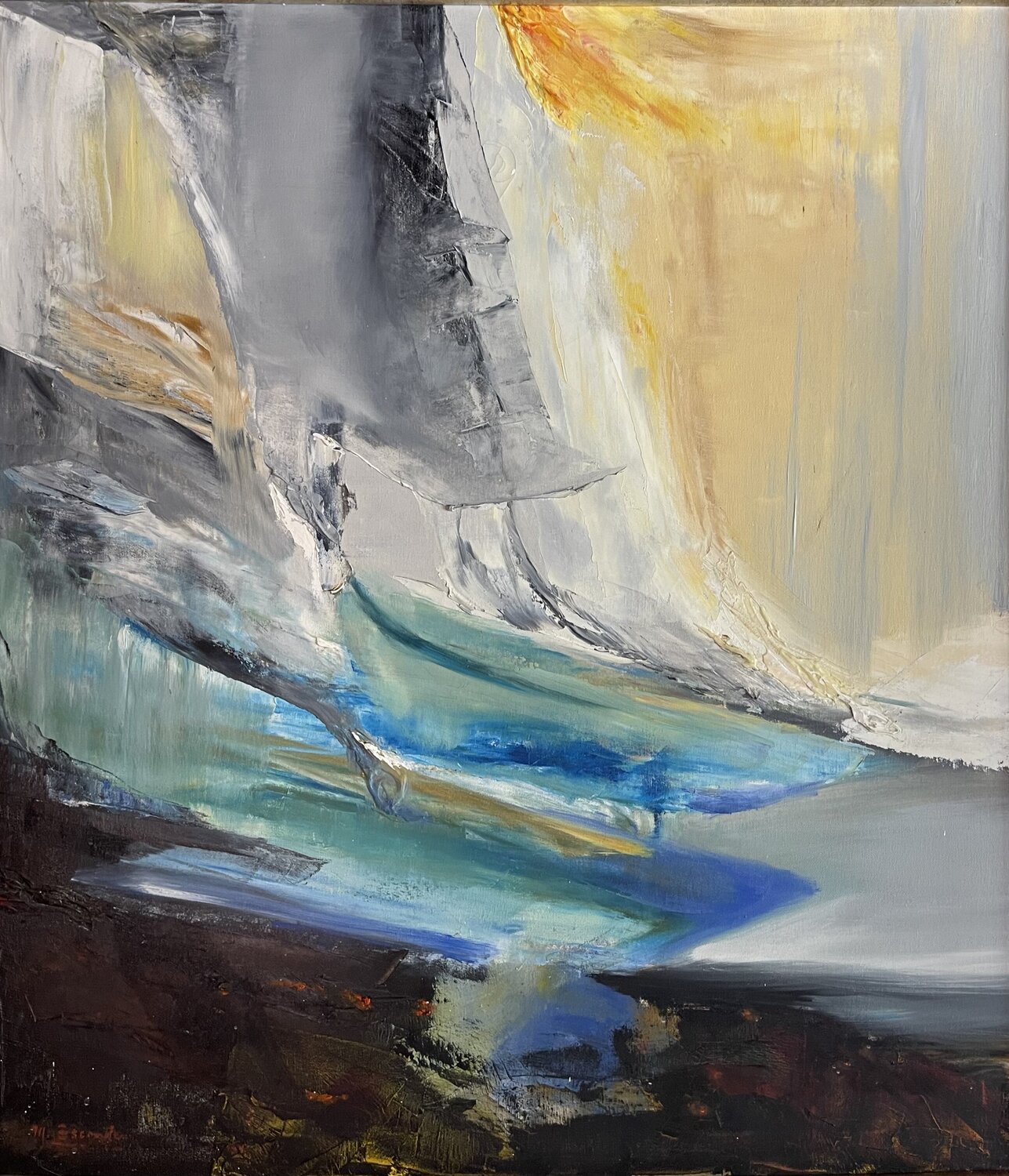 Tres puntos martha escondeur Original painting for sale