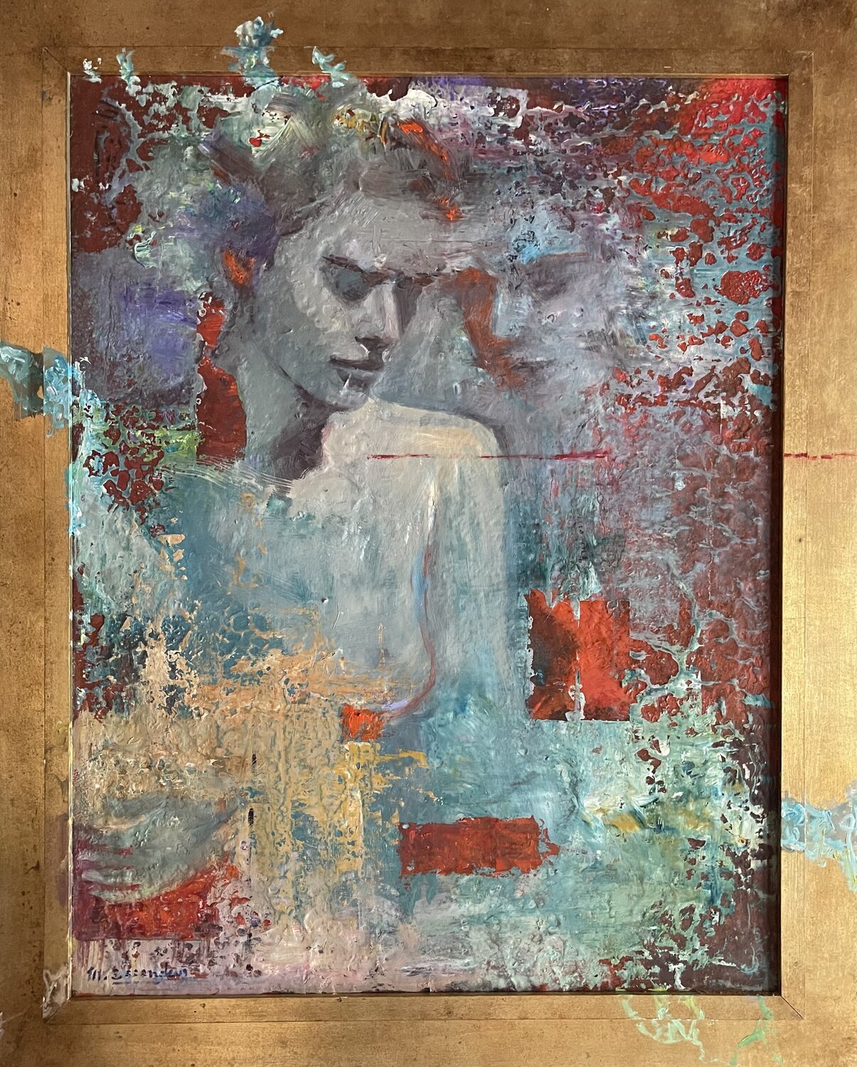 Lluvia de otoño martha escondeur Original painting for sale