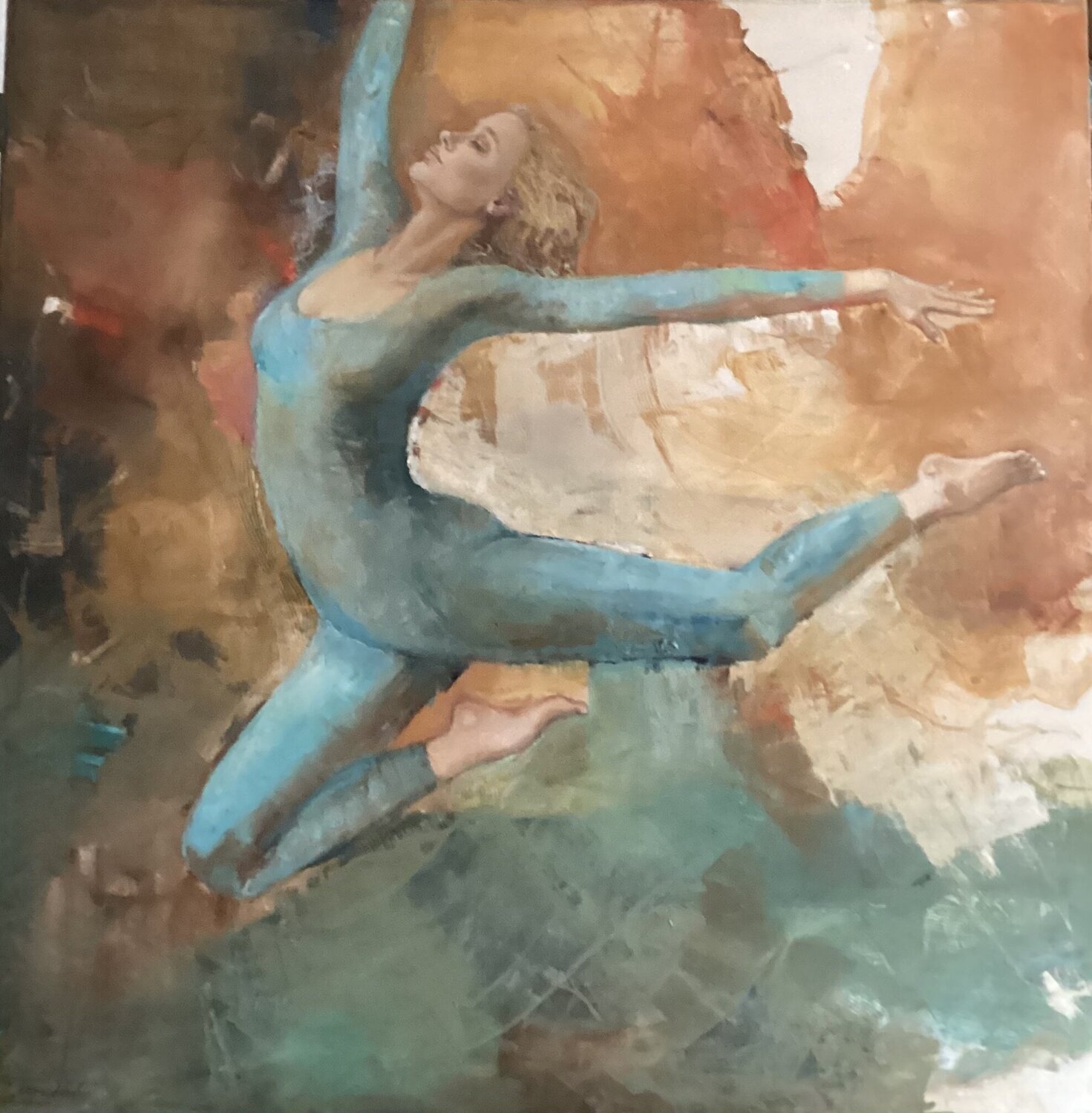 Entre el cielo y la tierra martha escondeur Original painting for sale