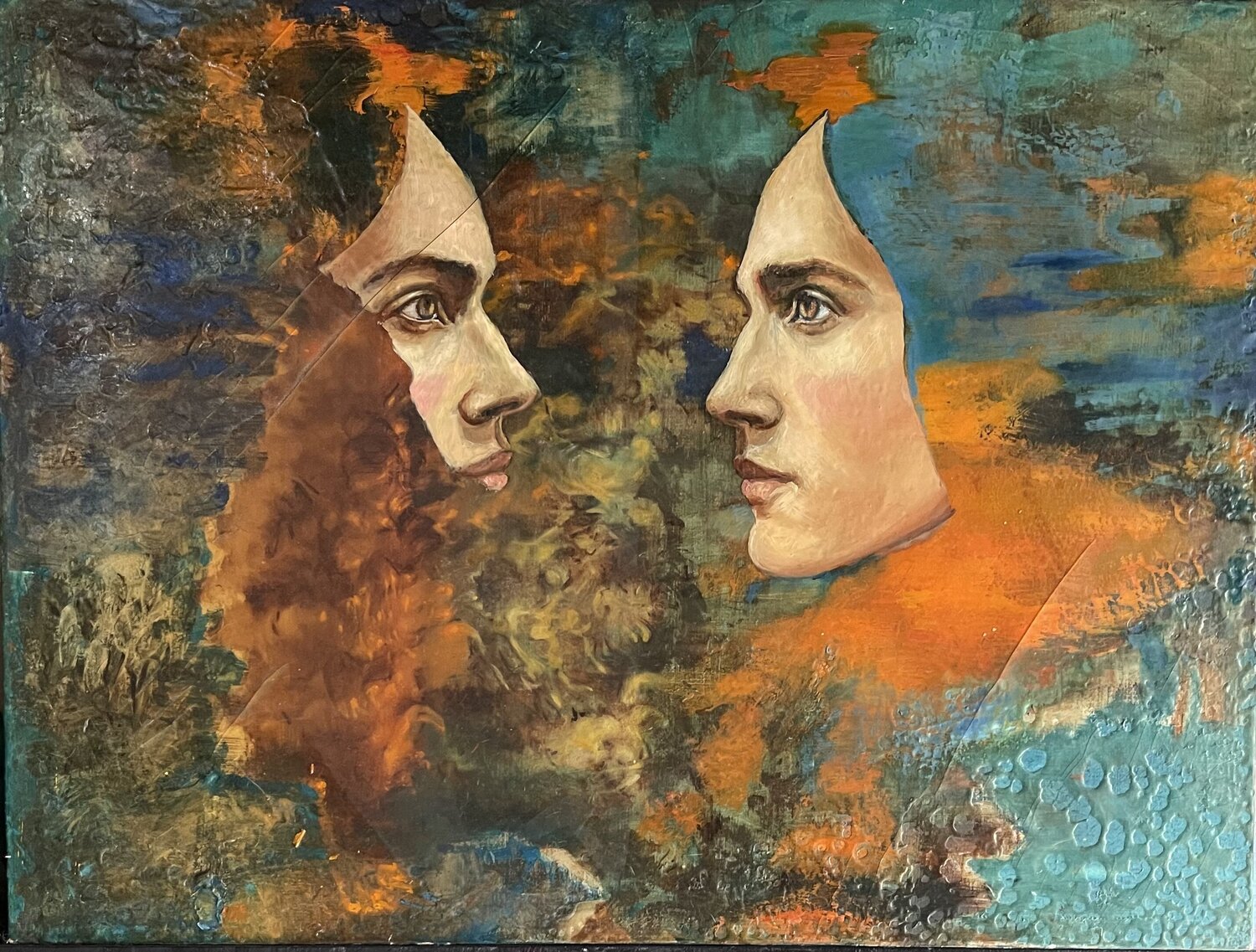 El espejo martha escondeur Original painting for sale