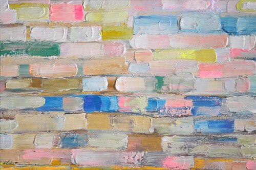 Mosaic of a Vibrant Escape by Painter Coded, Painting for Sale on Select