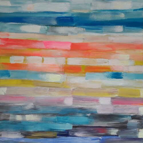 Summer Evening by Painter Coded, Painting for Sale on Select