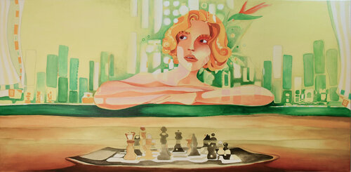La llamada by Felix zilinskas, Painting for Sale on Select