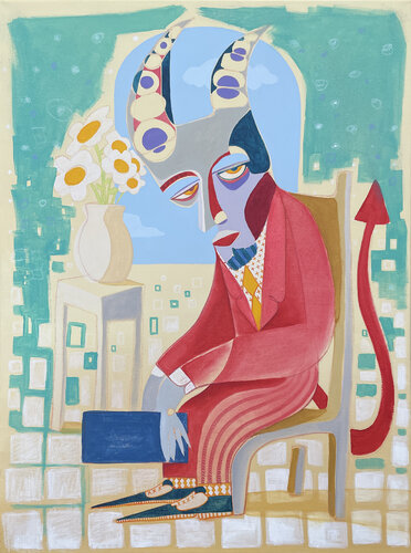 El Contrato by Felix zilinskas, Painting for Sale on Select