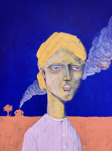 Las cenizas al viento by Felix zilinskas, Painting for Sale on Select