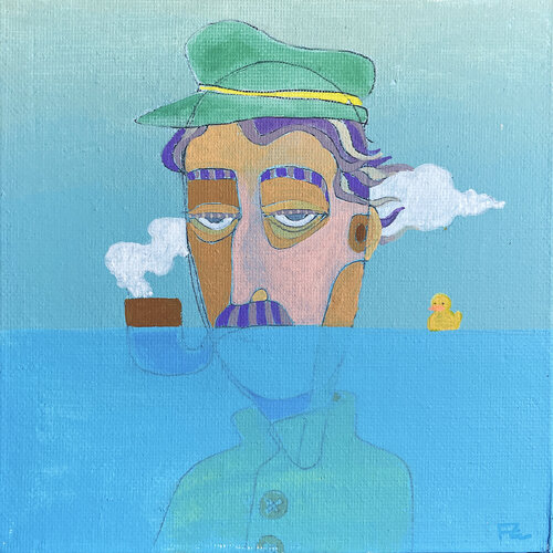 Simón del ático by Felix zilinskas, Painting for Sale on Select