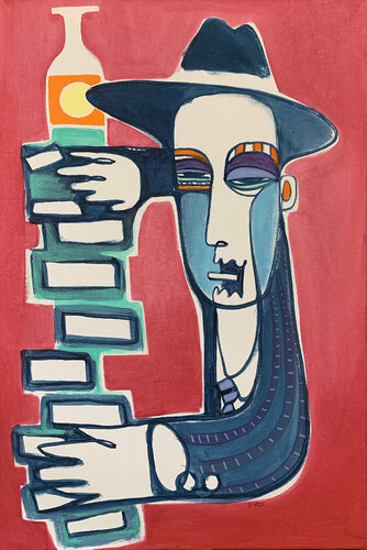 Bring me more notes by Felix zilinskas, Painting for Sale on Select