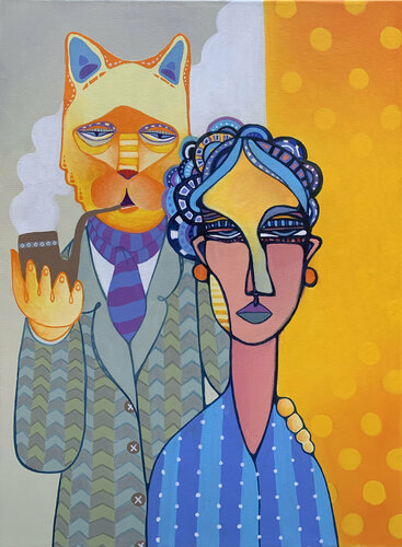 Tendremos Siameses by Felix zilinskas, Painting for Sale on Select