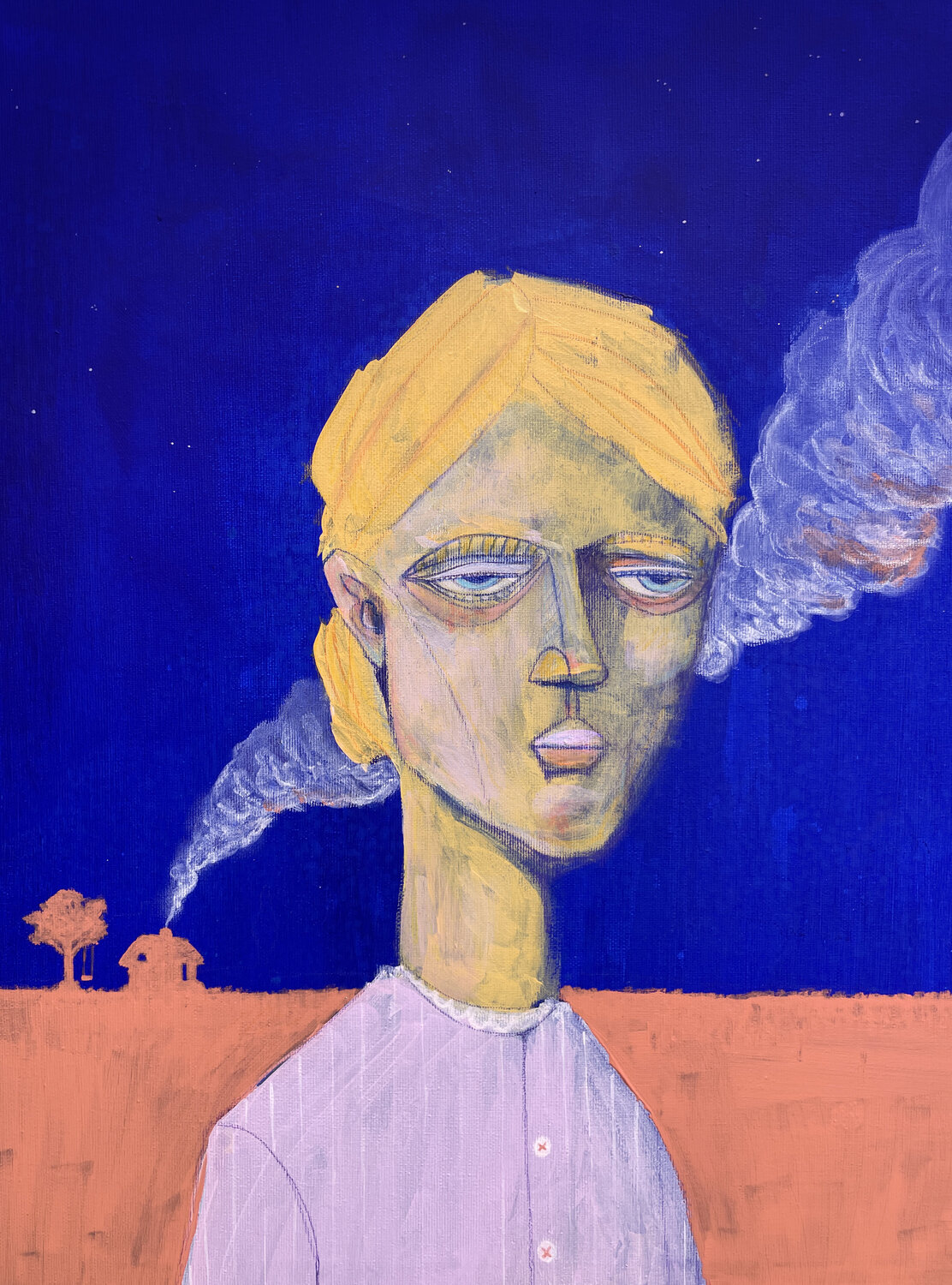 Las cenizas al viento Felix zilinskas Original painting for sale