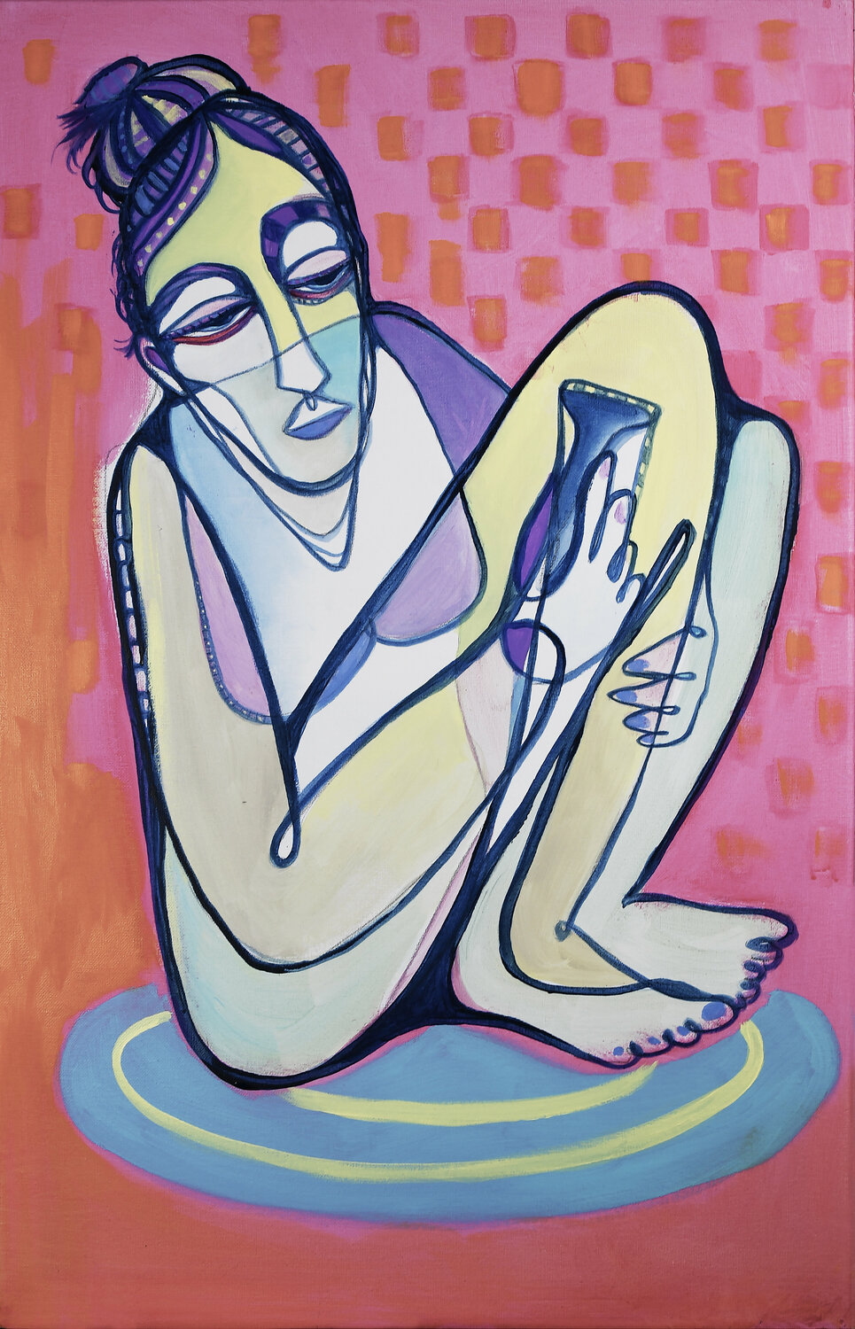 Un momento para ti Felix zilinskas Original painting for sale