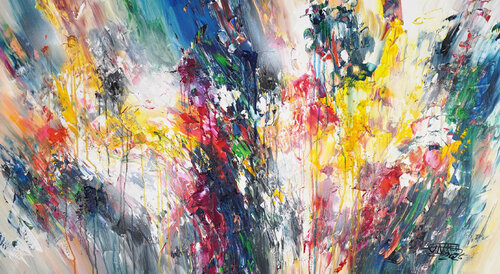 New Inspirations L 1 by Peter Nottrott, Painting for Sale on Select