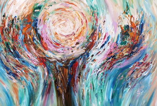 Great Nature XL 1 by Peter Nottrott, Painting for Sale on Select