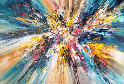 Magical Energy Cloud XL 6 by Peter Nottrott, Painting for Sale on Select