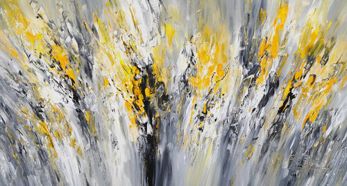 Elegance Anthracite L 5 by Peter Nottrott, Painting for Sale on Select