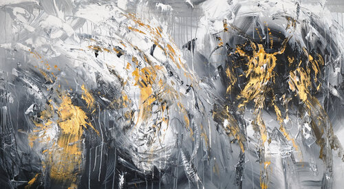 Symphony In Gold L 1 by Peter Nottrott, Painting for Sale on Select