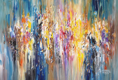 Summertime Memories XL 1 by Peter Nottrott, Painting for Sale on Select