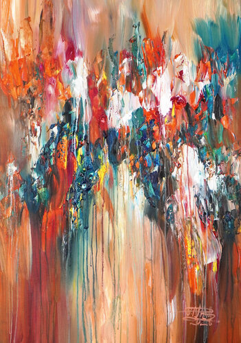 Abstract Mystery S 1 by Peter Nottrott, Painting for Sale on Select