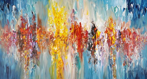 Seaside Rendezvous L 21 by Peter Nottrott, Painting for Sale on Select